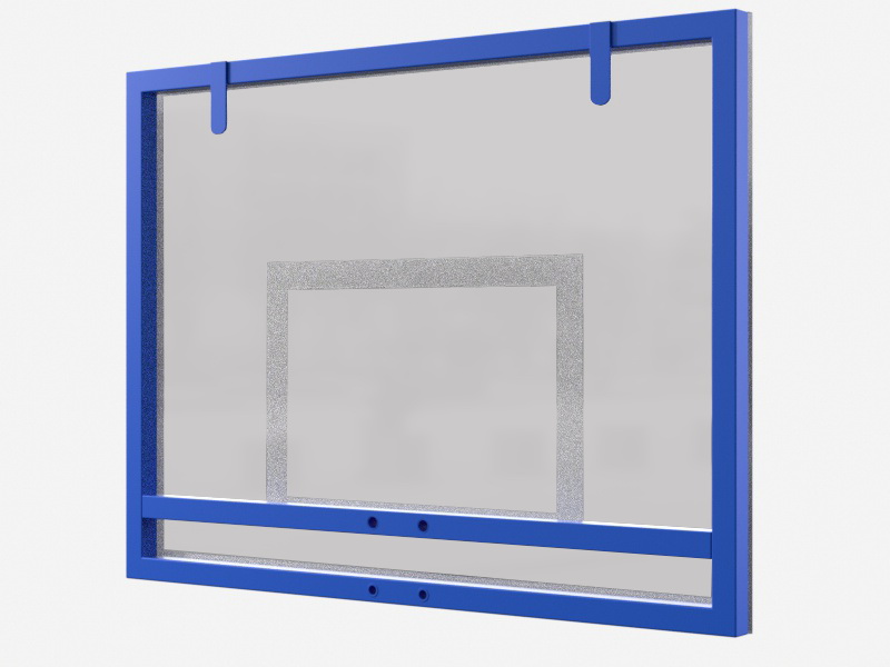 Щит баскетбольный тренировочный (оргстекло 6 мм) (01.202-1)