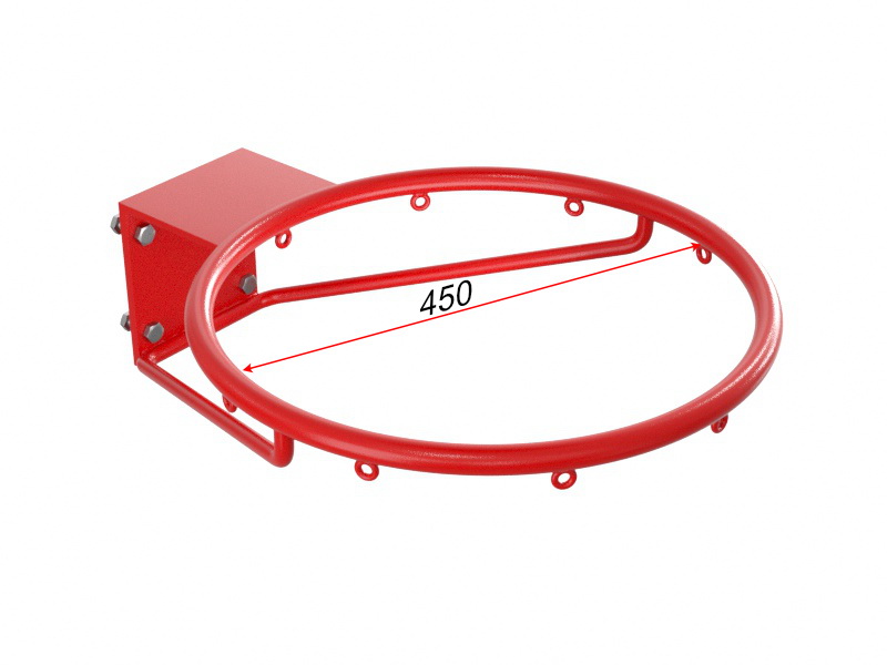 Кольцо баскетбольное № 7, массовое, D=450 мм (01.308)