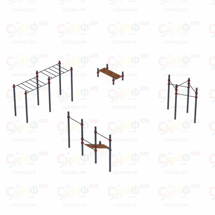 Уличный атлетический комплекс ВОРКАУТ 32 (89)