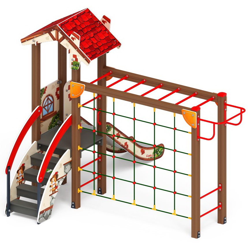 В ГОСТЯХ У СКАЗКИ детский игровой комплекс ДИК 1.05.01-04.С (H=900)
