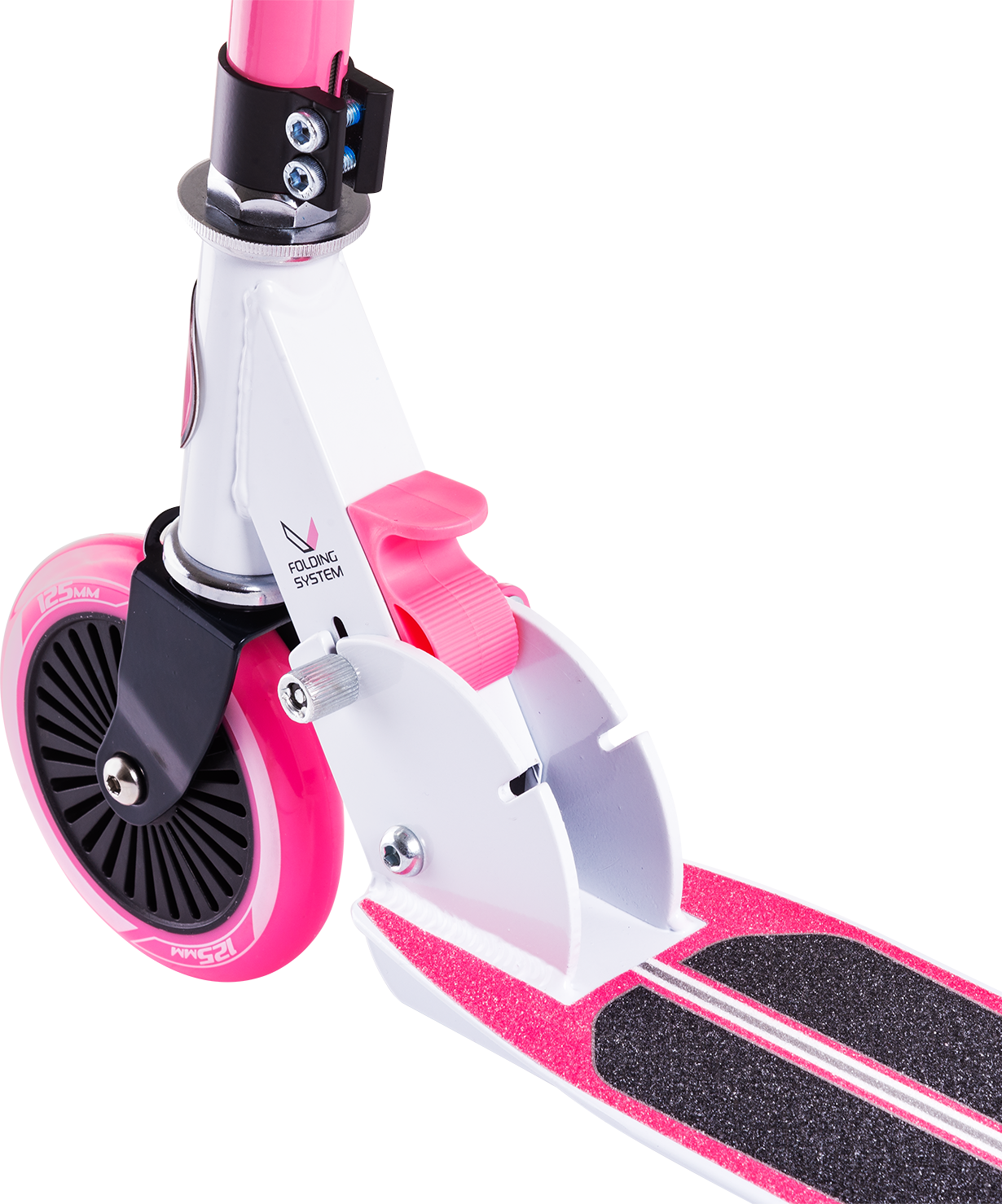 Самокат 2-колесный Rapid 125 мм, розовый