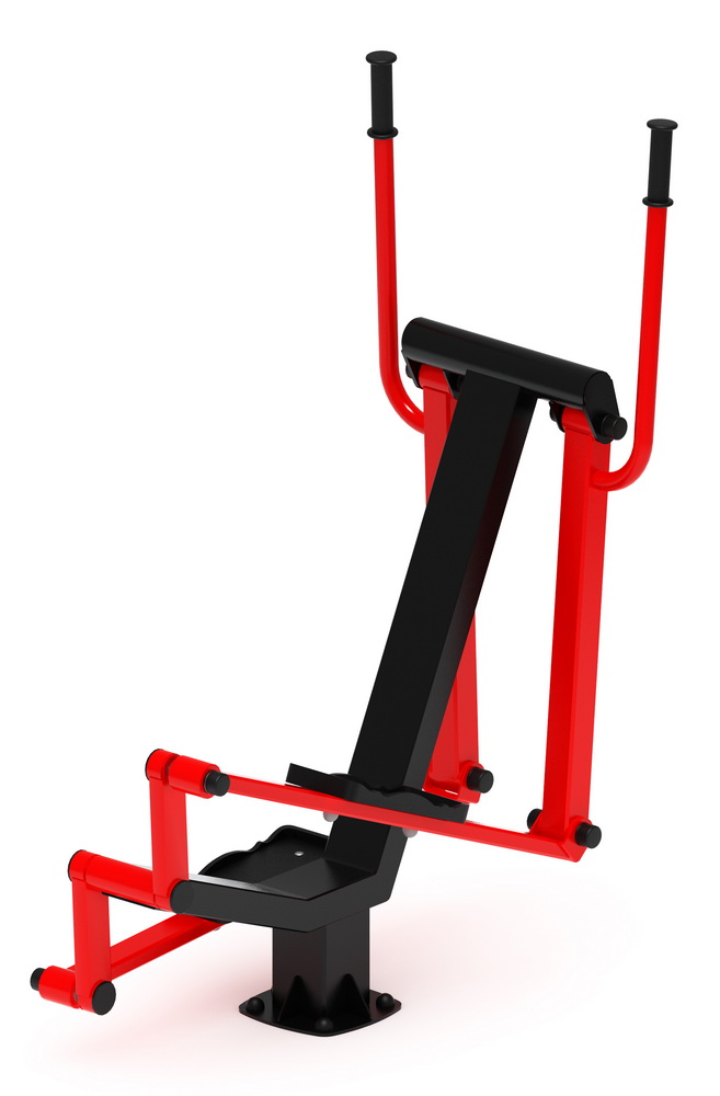 Тренажер уличный ЭЛЛИПТИЧЕСКИЙ (красный) СТ 010-11