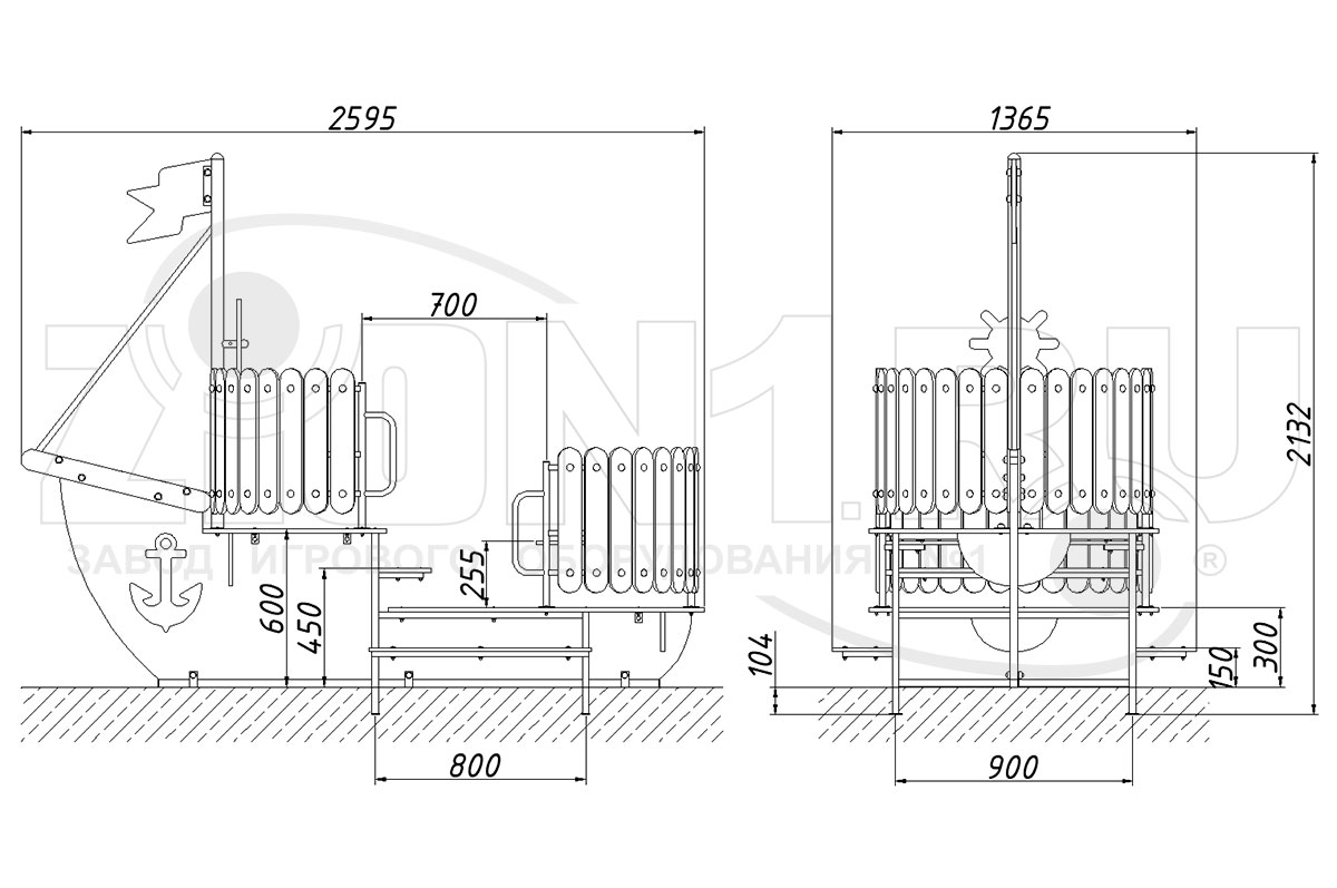 Игровой макет ZION Мореплаватель (ИМ032)