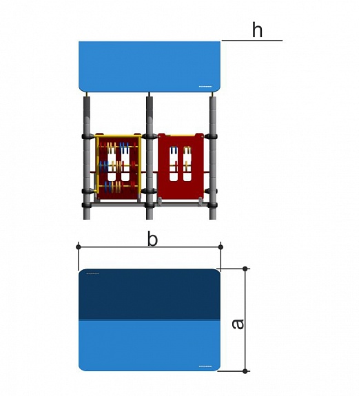 Домик со счетами «Romana 111.01.00»
