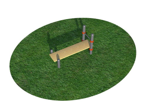 Скамейка для пресса (прямая) СВС-88-М