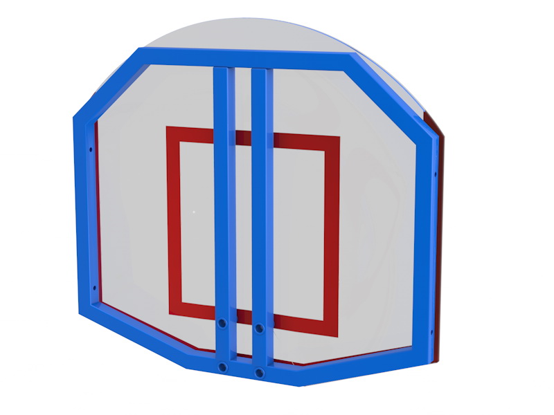 Щит стритбольный 960х800 мм из оргстекла 6 мм на м/к (01.212.006)