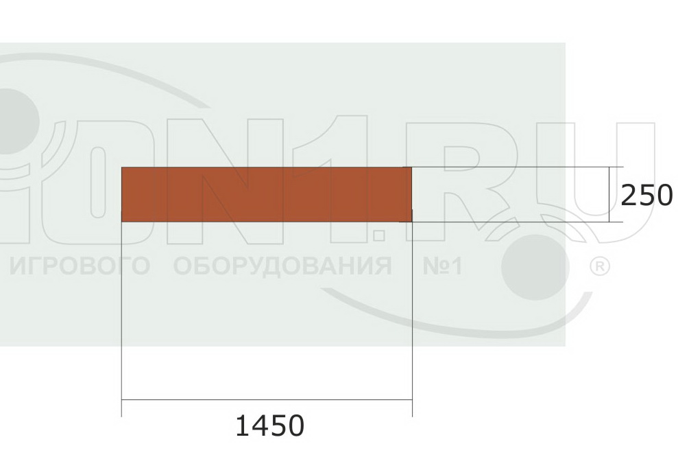 Скамья ZION для теневого навеса (ТН050)