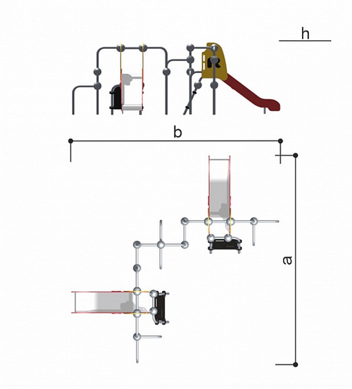 Детский спортивно-игровой комплекс Romana 057.09.00
