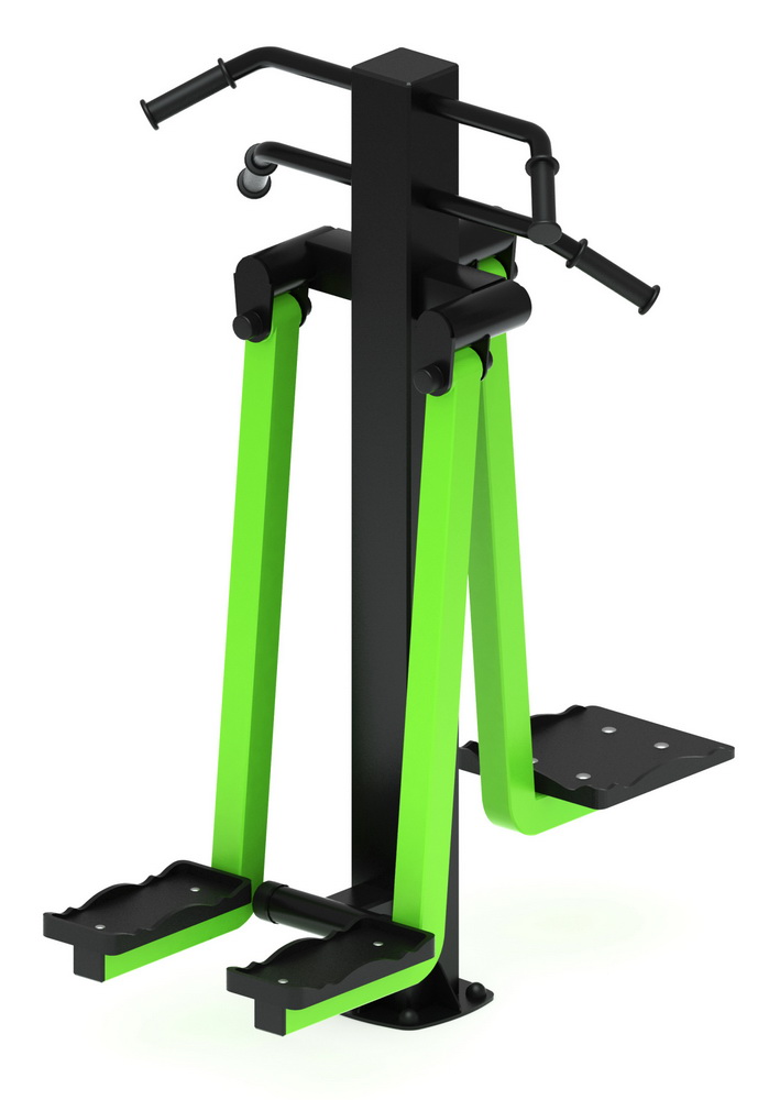 Тренажер уличный ХИПС + МАЯТНИК (зеленый) СТ 024-12.П