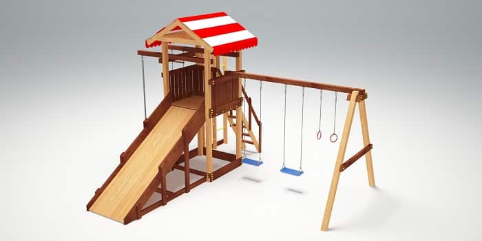 Детская площадка из дерева Савушка "4 сезона" - 3