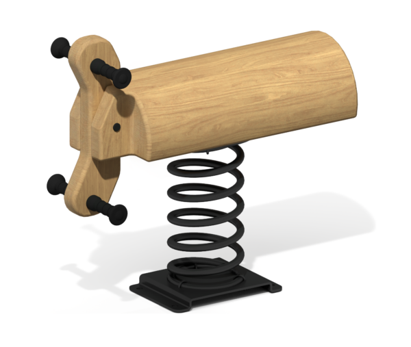 Качалка на пружине для детской площадки Лесной конь КБ-89