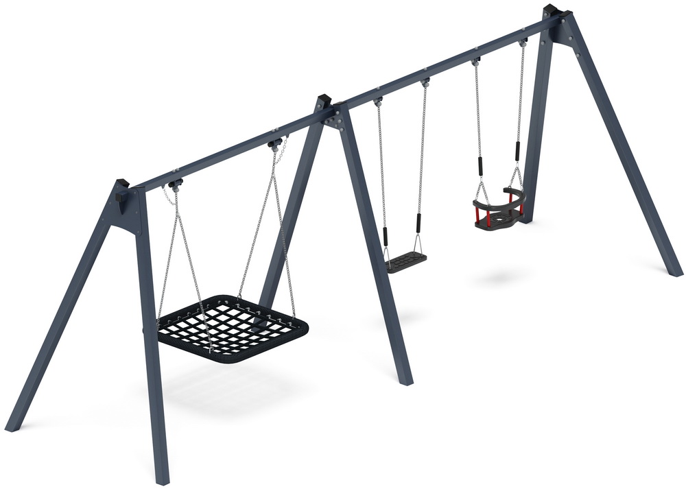 Качели М3 тройные ИО 13.М.06.03.01.01 (техно)