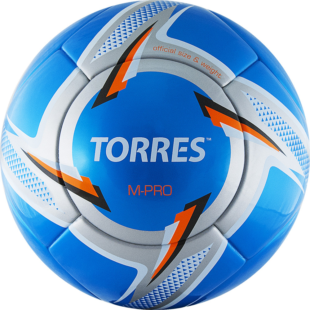 Мяч футбольный TORRES M-Pro (голубой)