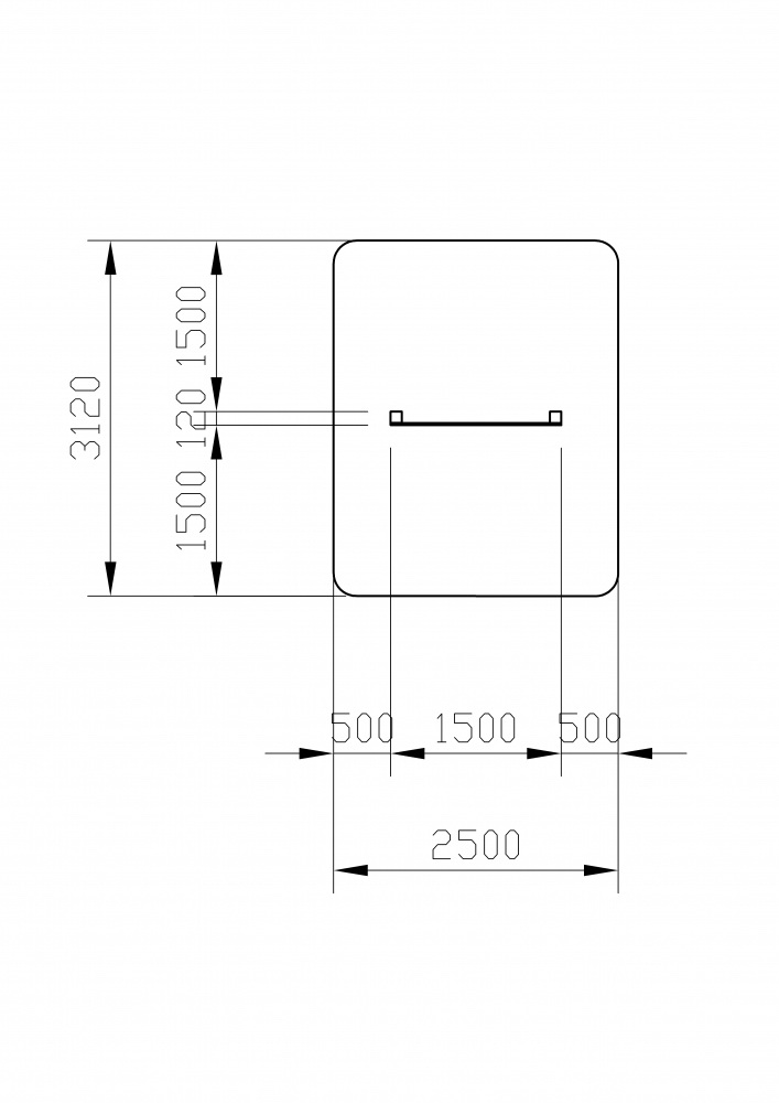 СТЕНКА ДЛЯ РИСОВАНИЯ игровая форма МФ 22.01.02-10