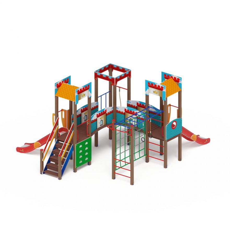 ЗАМОК детский игровой комплекс ДИК 2.18.02-01 (H=1200)