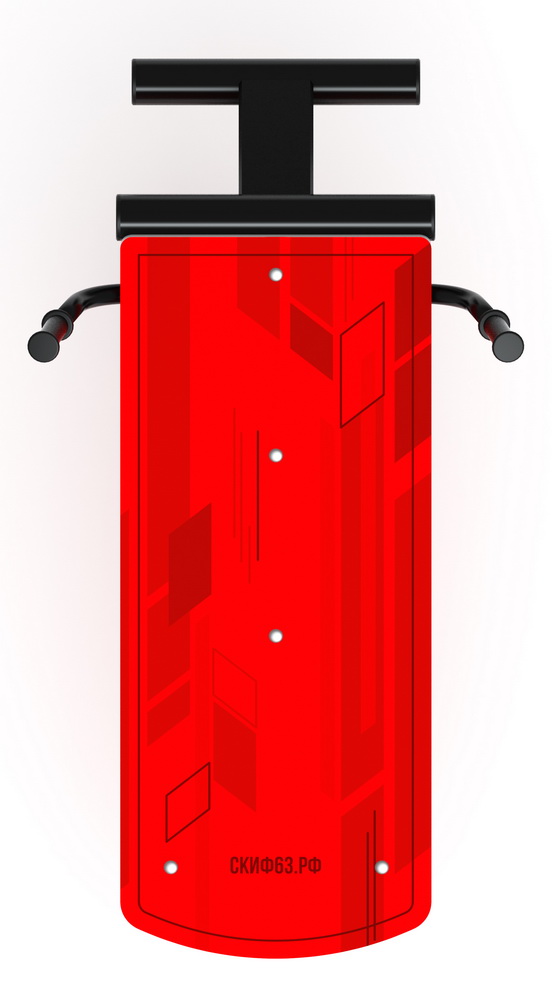 Тренажер уличный ЛАВКА ДЛЯ ПРЕССА (красный) СТ 002-11