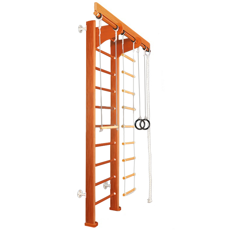 Детский спортивный комплекс Карусель 2Д.02.02 к стене Светлый