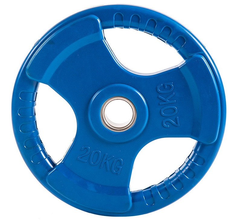 Диск для штанги цветной обрезиненный D-51, 20 кг