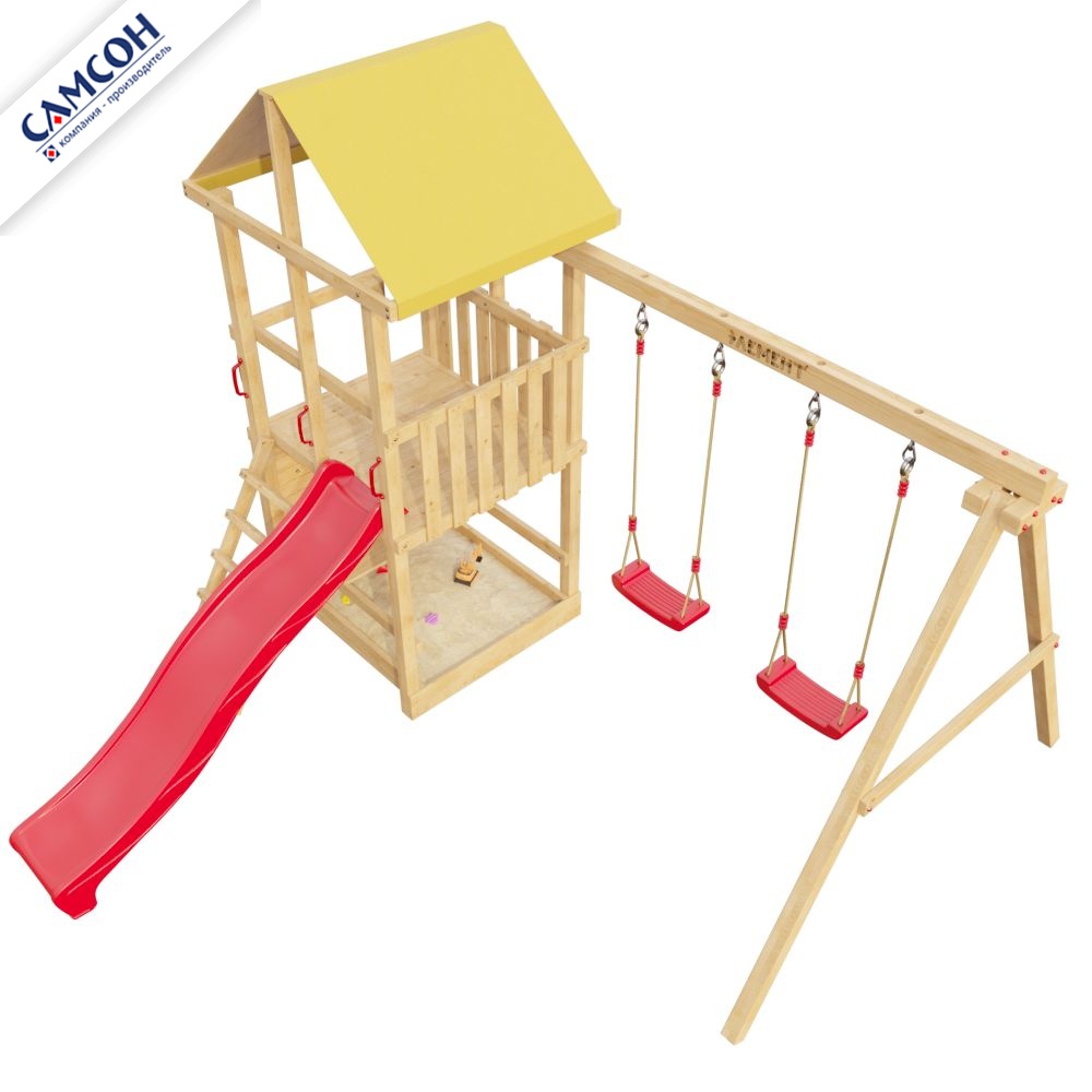 Детская деревянная игровая площадка ЭЛЕМЕНТ 6 Самсон