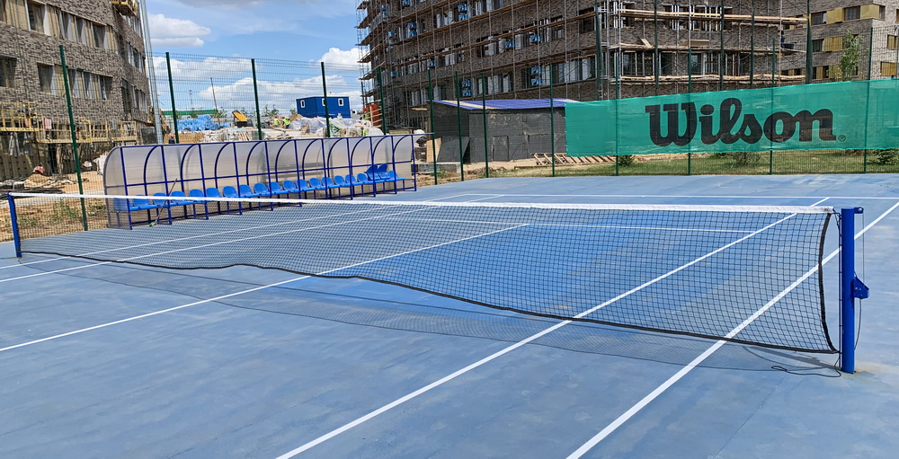 Стойки для большого тенниса со стаканами (11.100)