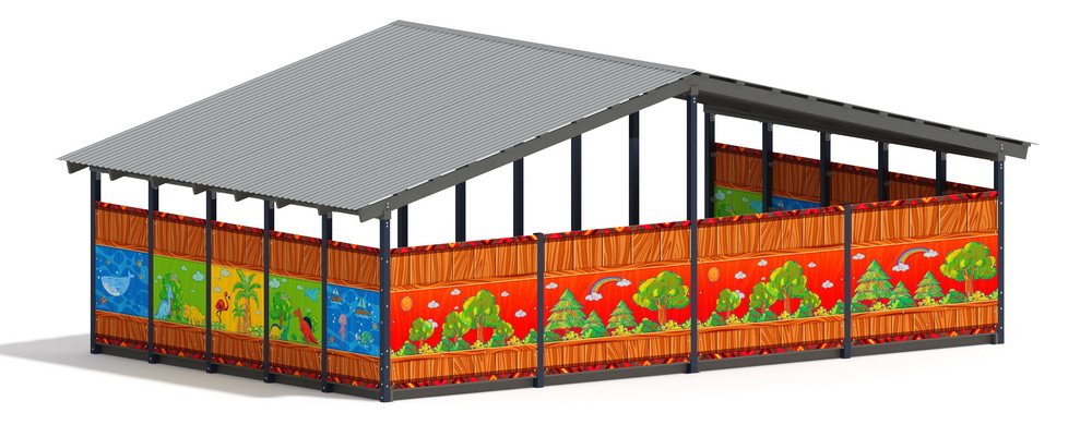 Теневой навес (Карандаши) МФ 70.8.5-09