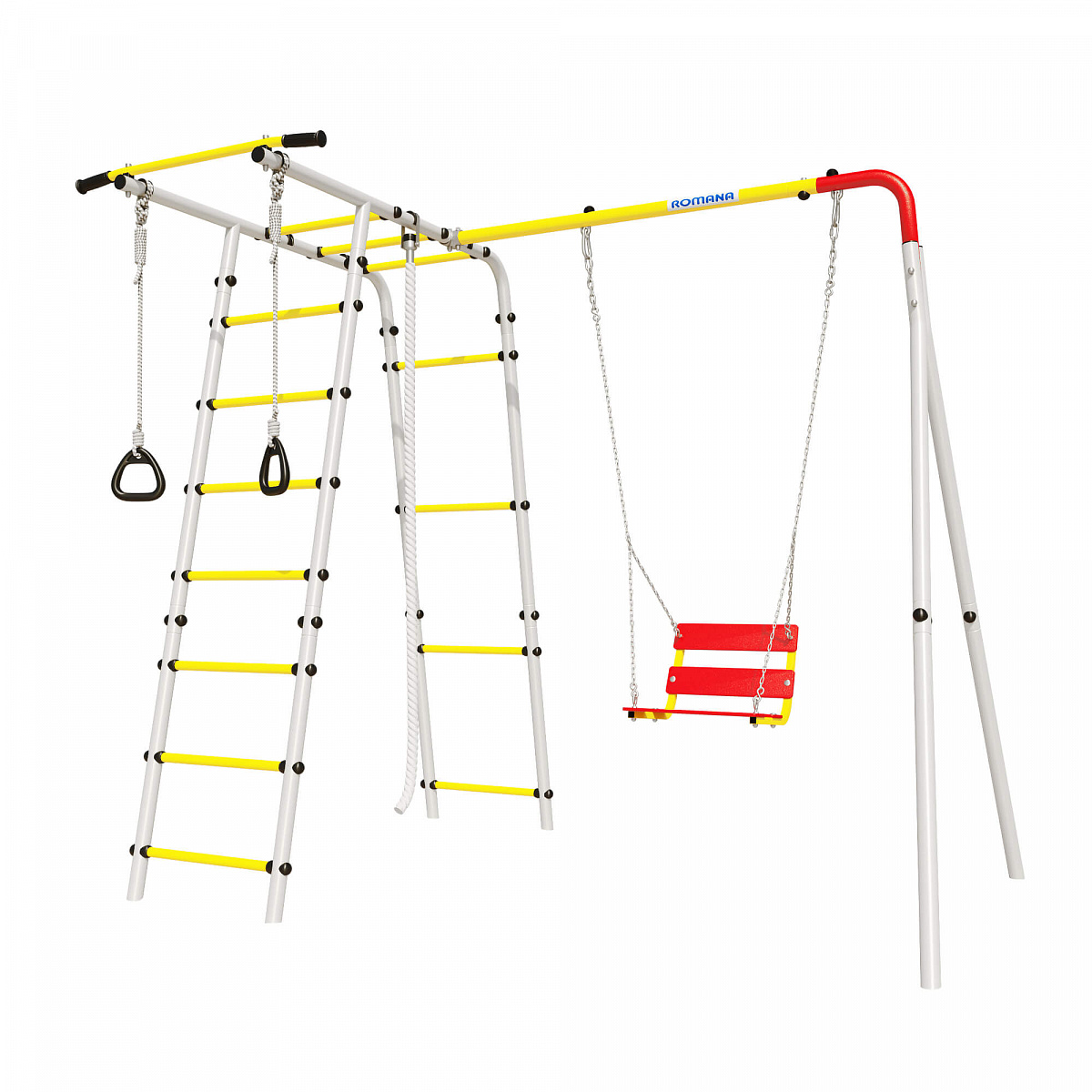 Детский спортивный комплекс для дачи ЛЕСНАЯ ПОЛЯНА-3 Romana 103.26.05 (цепные качели)