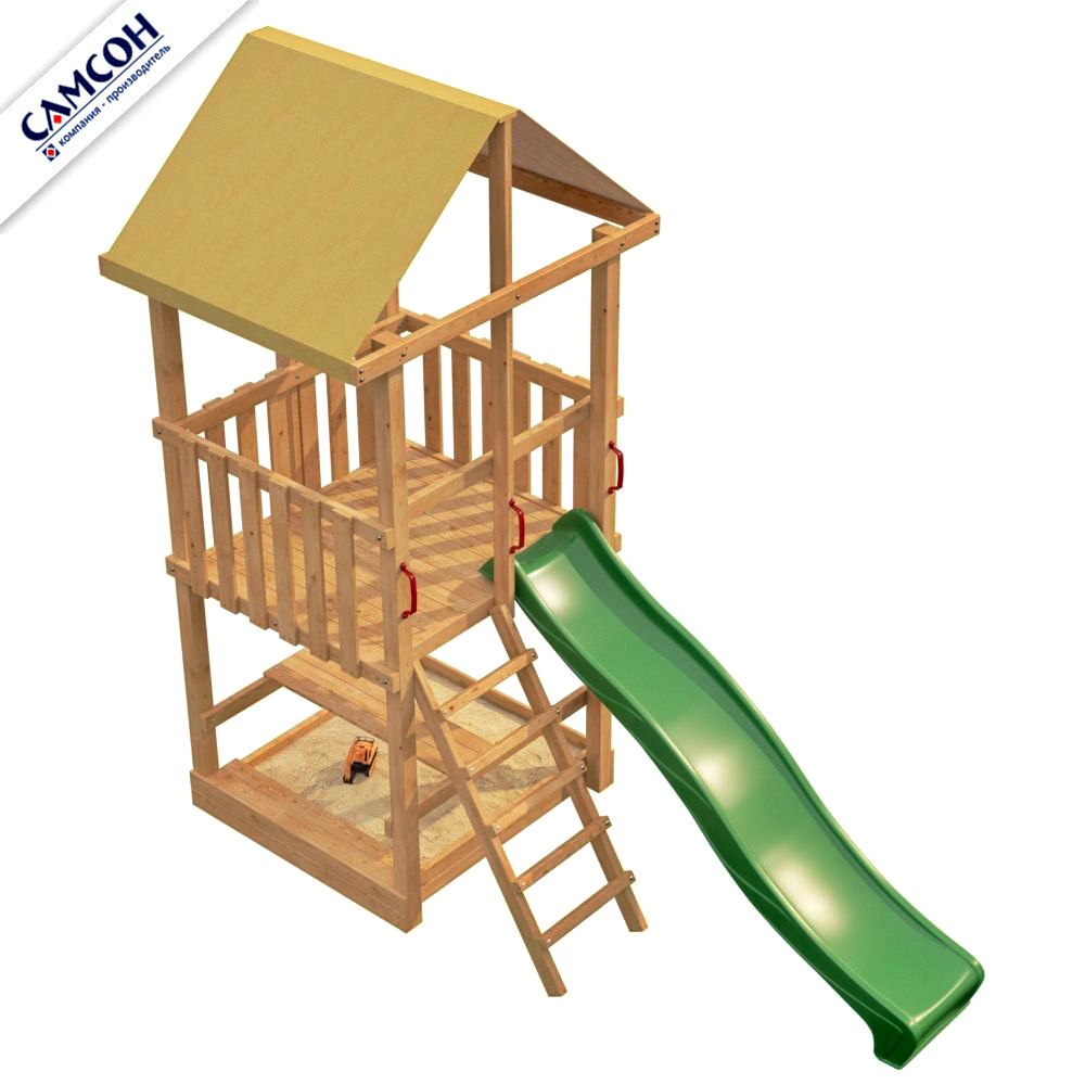 Детская деревянная игровая площадка ЭЛЕМЕНТ 2 Самсон