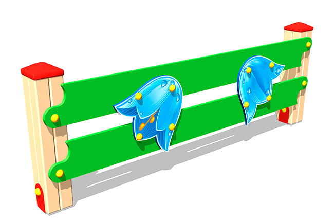 Ограждение детской площадки ZION Колокольчик У1 (ОГД064)