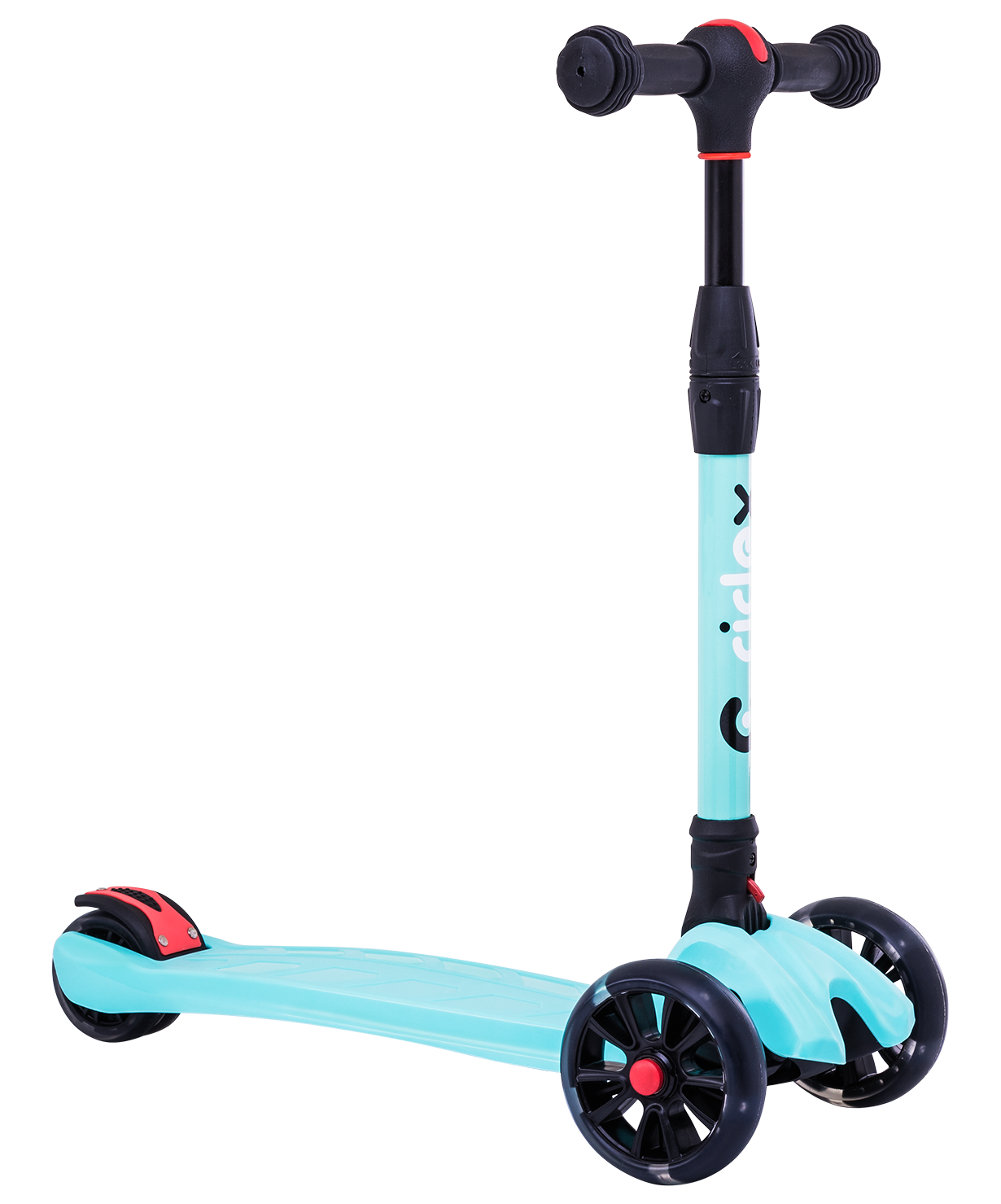 Самокат 3-колесный Stark 3D, 135/90 мм, мятный