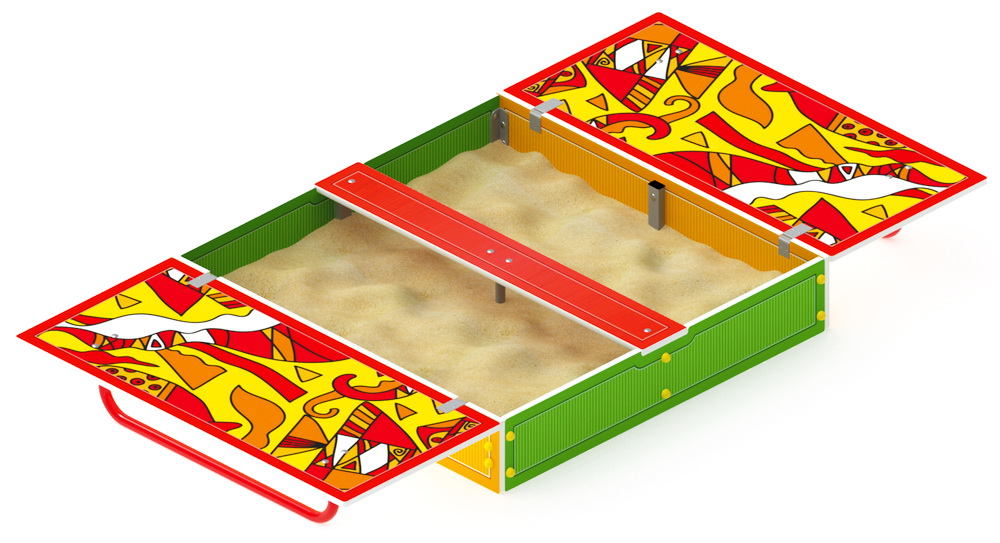 Песочница с крышкой (Рыбы) ИО 5.01.11-04