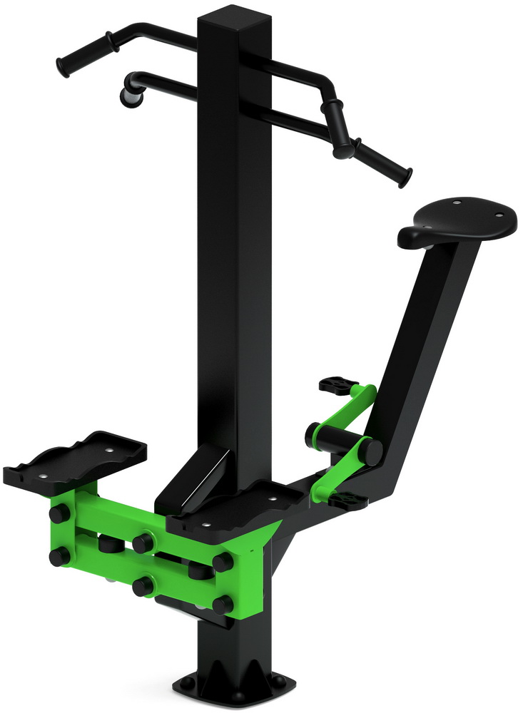 Тренажер уличный СТЕП+ВЕЛО (зеленый) СТ 018-12