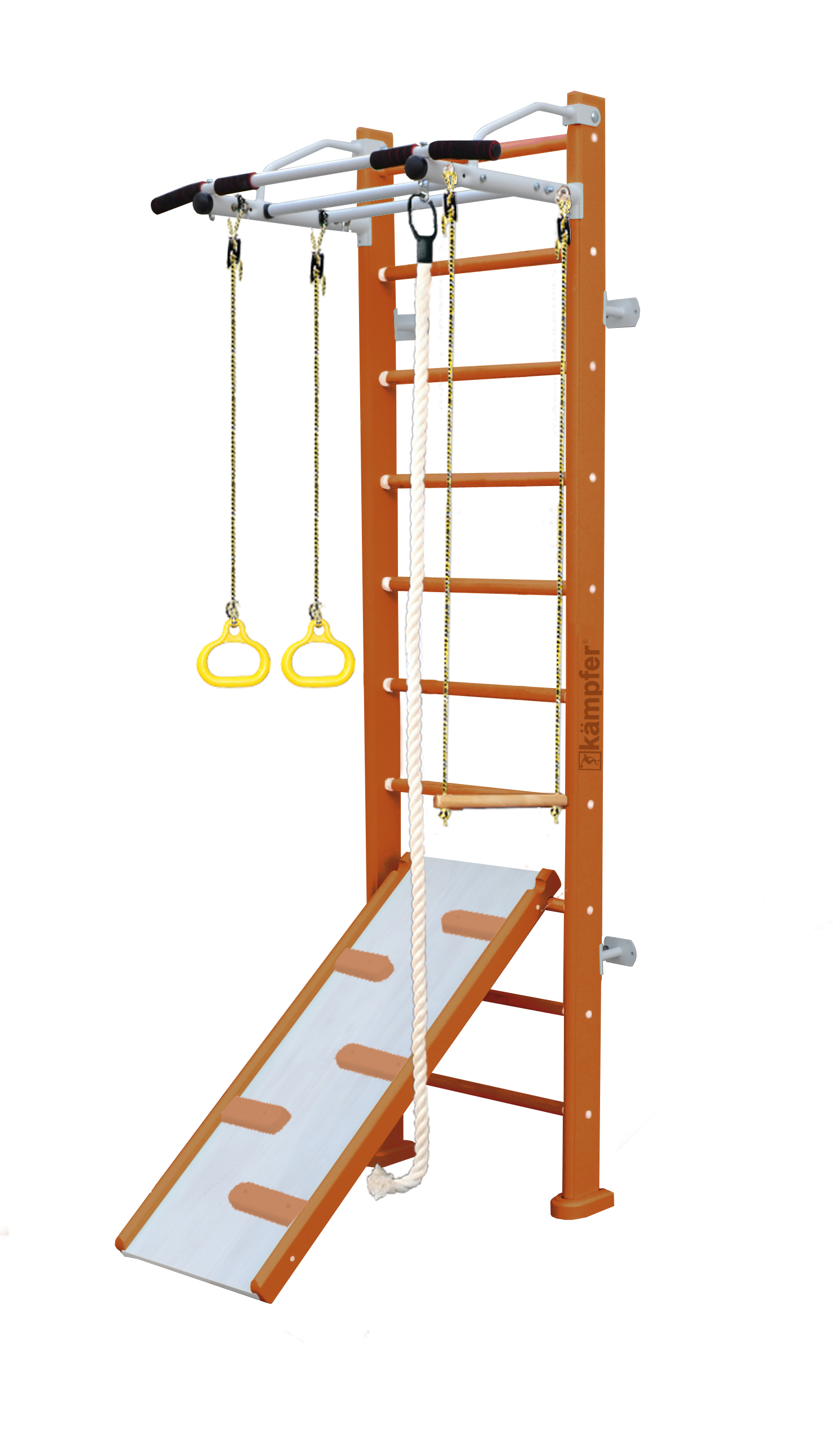 Шведская стенка Kampfer Ride Wall (№3 Классический Стандарт белый турник)