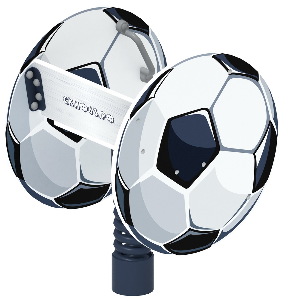 КОЛОБОК (футбольный мяч) качалка на пружине ИО 22.01.04-01