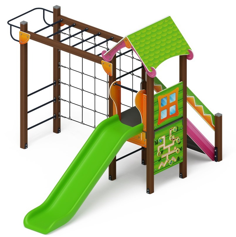 ЛУКОМОРЬЕ детский игровой комплекс ДИК 2.25.04-01 (H=1200)