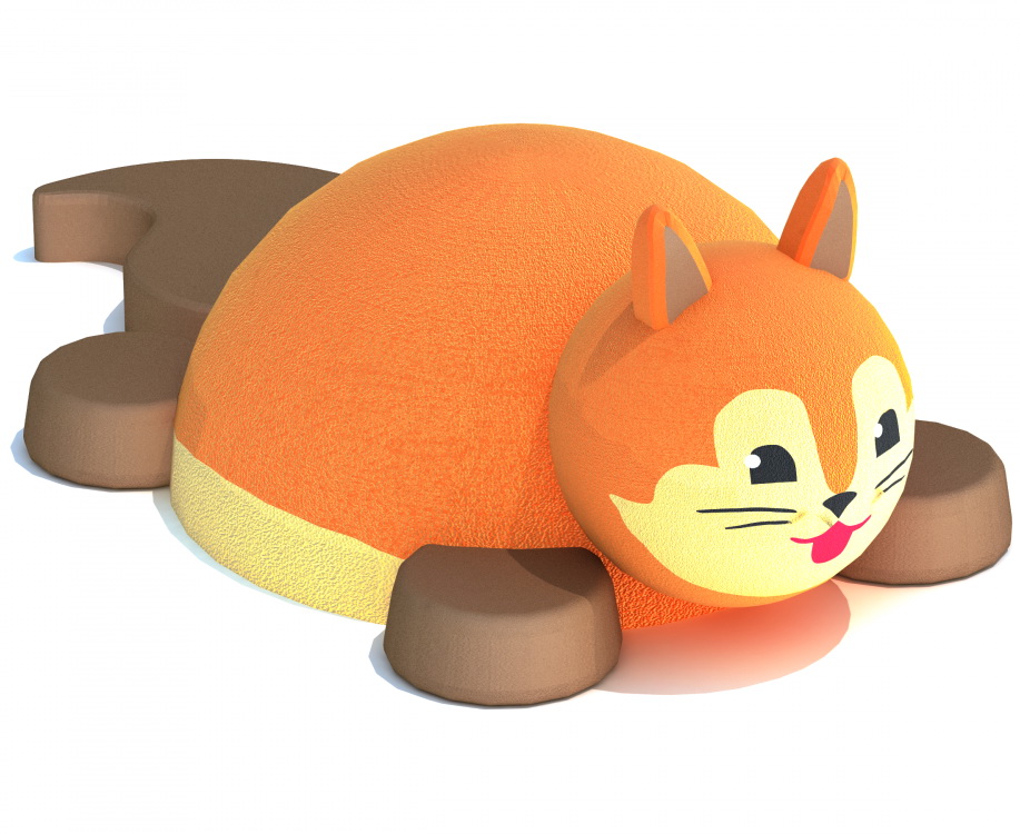 Резиновая 3D-фигура ZION Бельчонок (для парков и детских площадок)