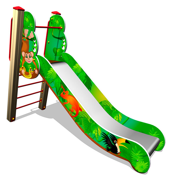 Горка детская ZION Тропики (Г039)