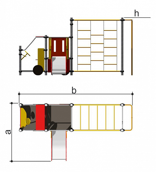 Игровой комплекс Пожарная машина «Romana 111.15.00»