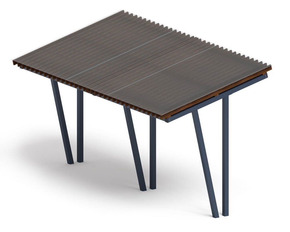 Пергола Тент (наклонная) МФ 77.03.02 /с поликарбонатом/