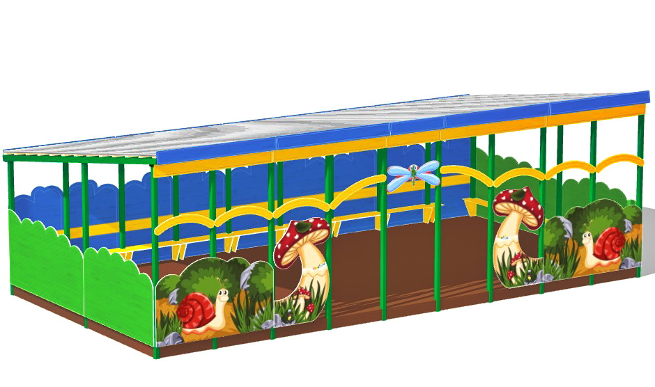 ПОЛЯНКА теневой навес МФ 715.01