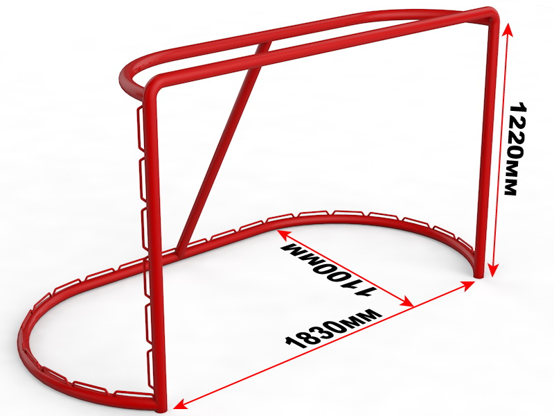 Ворота хоккейные профессион. (крепление под фиксаторы) (17.101)