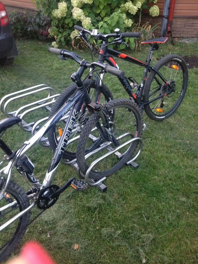 Велопарковка Air Gym ВП 7-1 из нержавеющей стали