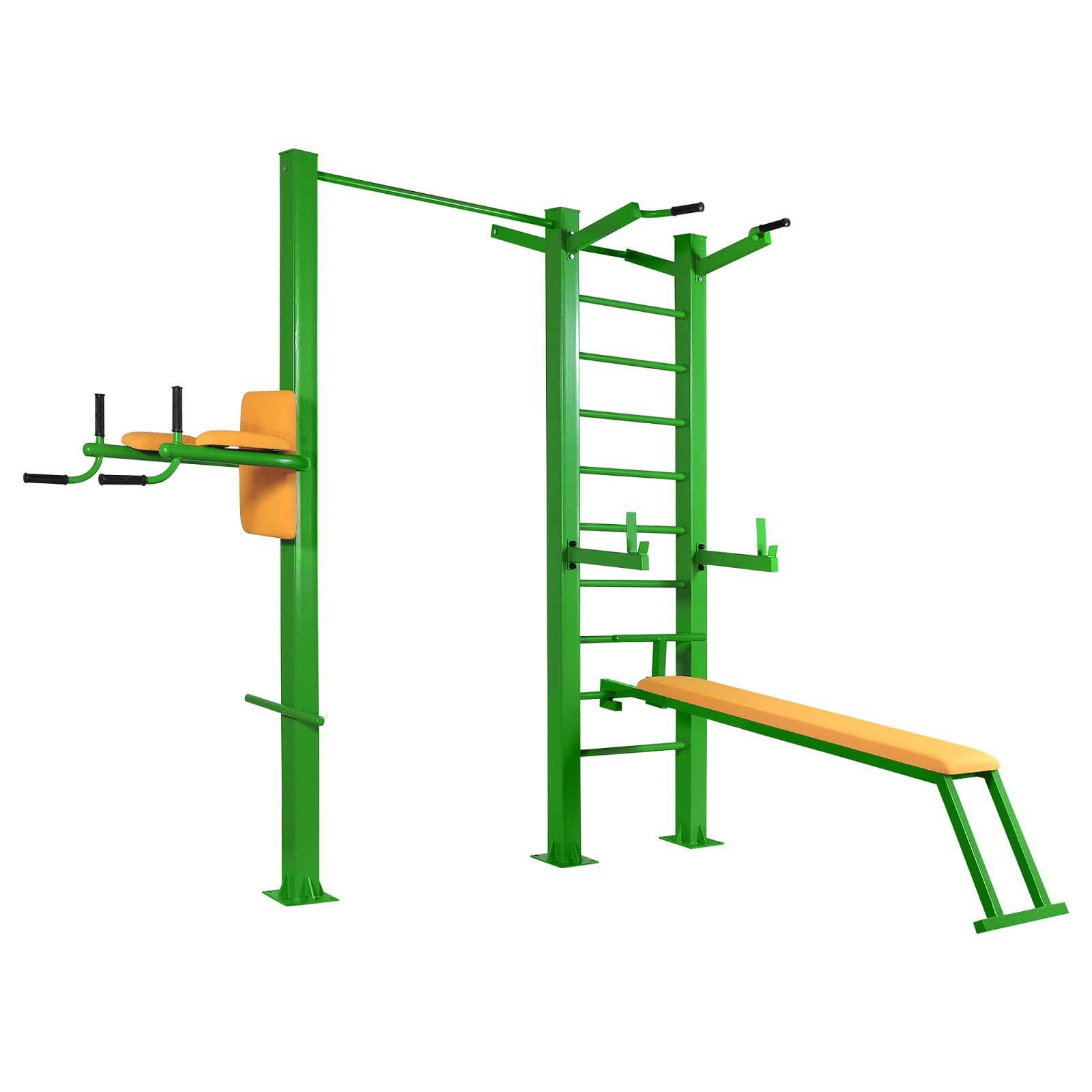 УЛИЧНЫЙ АТЛЕТИЧЕСКИЙ КОМПЛЕКС С ТУРНИКОМ YSK10 ( С МЯГКИМИ ЧАСТЯМИ)