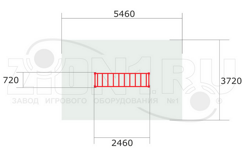 Рукоход ZION Волна (СЭ008)