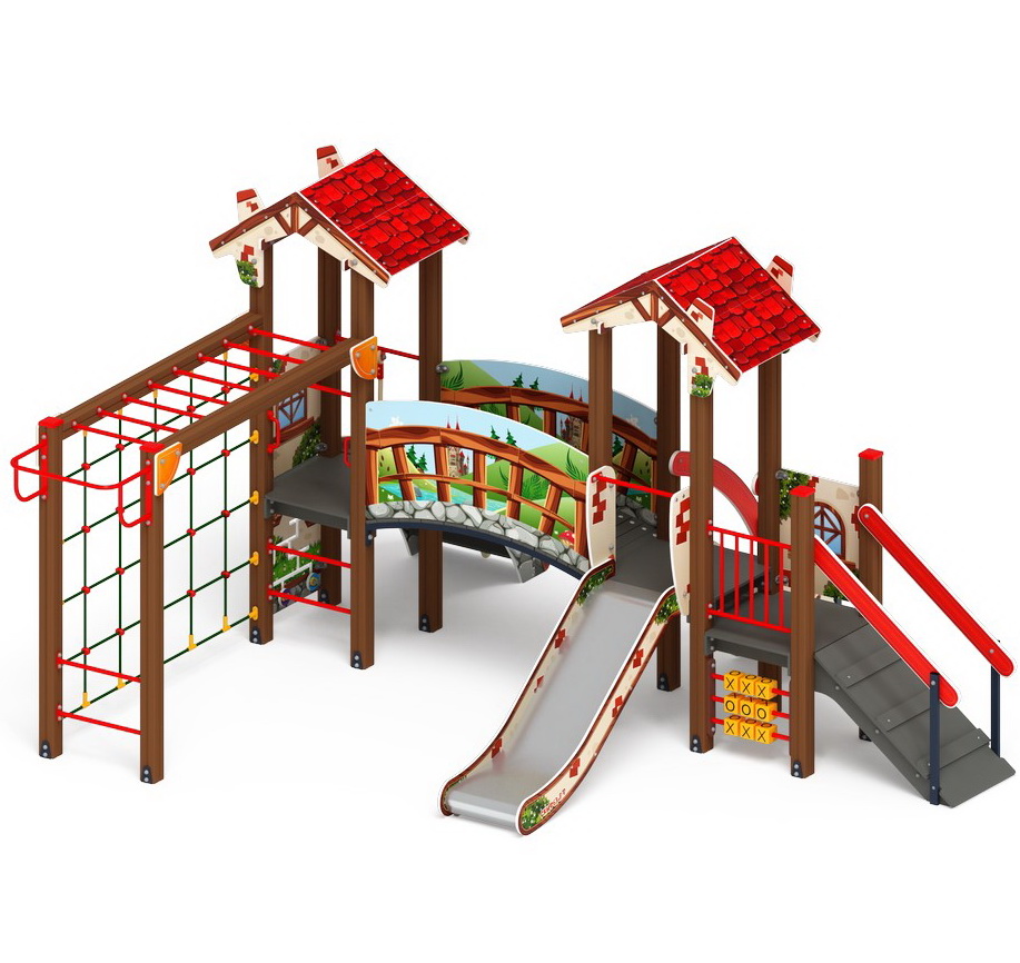 В ГОСТЯХ У СКАЗКИ детский игровой комплекс ДИК 1.05.01-06.С (H=900)