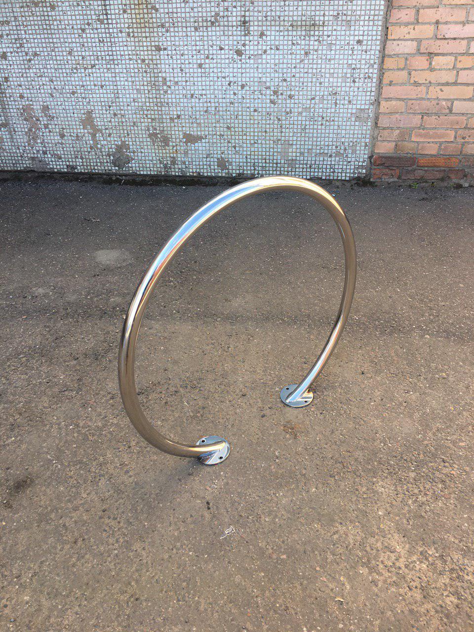 Велопарковка Подкова из нержавеющей стали
