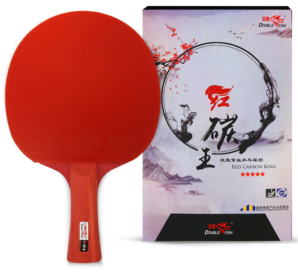 Ракетка для настольного тенниса DOUBLE FISH Red Carbon King 5*