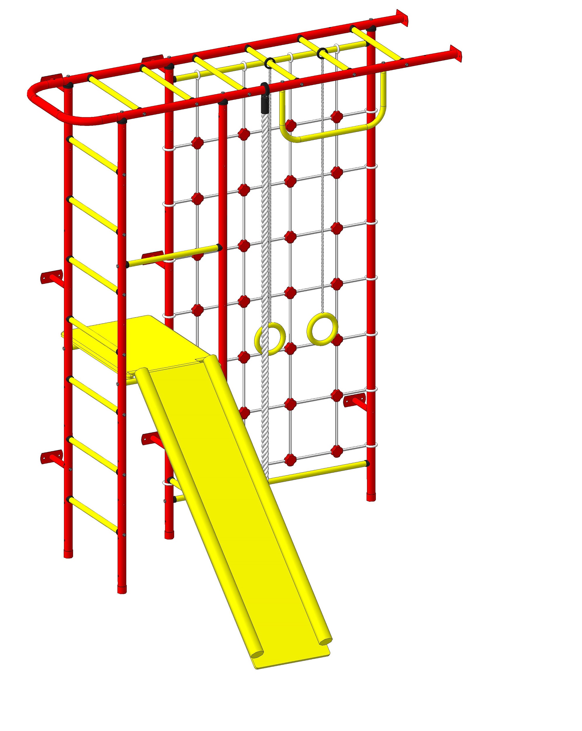 Спортивно-игровой комплекс Пионер 11С белый