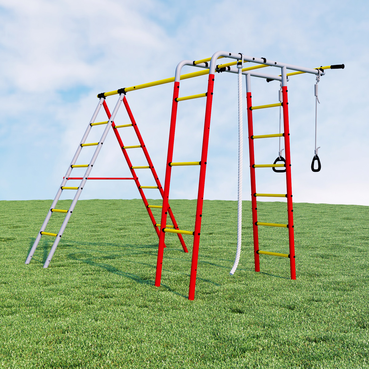 Спортивно-игровой комплекс ROMANA Букварь-2 R.103.27.04 (+ 1.Д-26.02 Качели цепные)