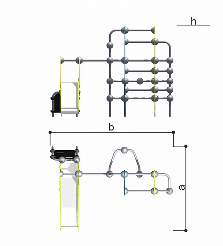 Детский спортивно-игровой комплекс Romana 057.22.00