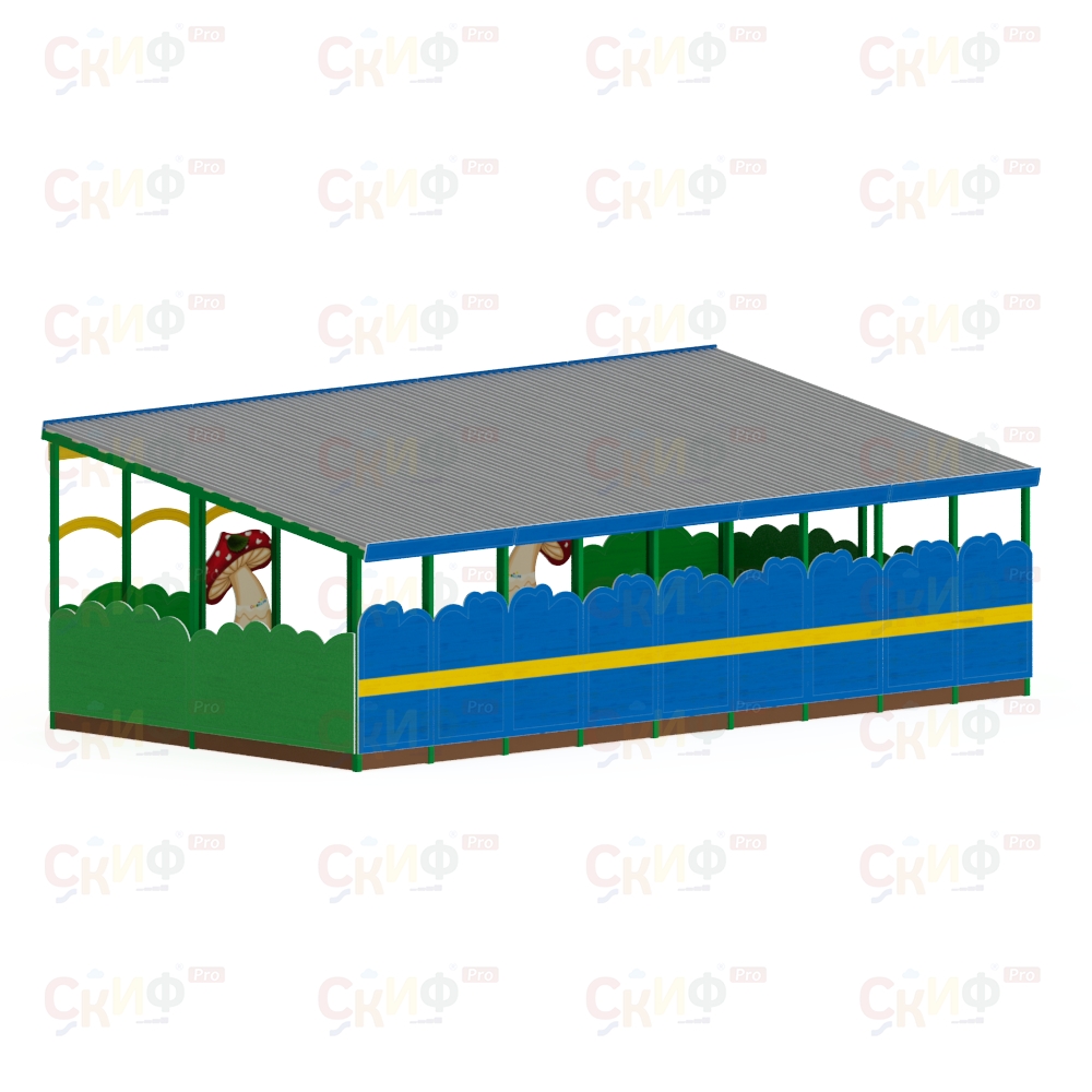 ПОЛЯНКА теневой навес МФ 715.01